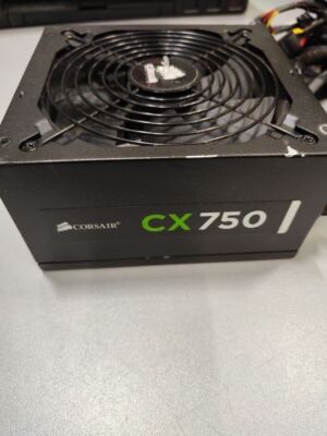 Corsair CX750 75-001447 750W Power Suply Without Power Cord Used Working
