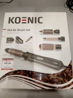 Koenic Hot Air Brush Set KHA 4240 Used Working