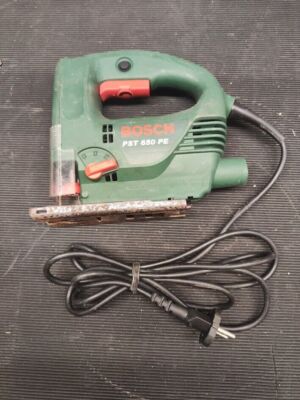 Bosch PST 650 PE Rompecabezas Baja Vibración 230V 470W Verde Usado Funcionando