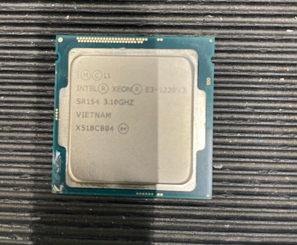 Intel Xeon E3-1220 v3 3.10GHz Socket LGA1151 Processor CPU SR154 Tested Working