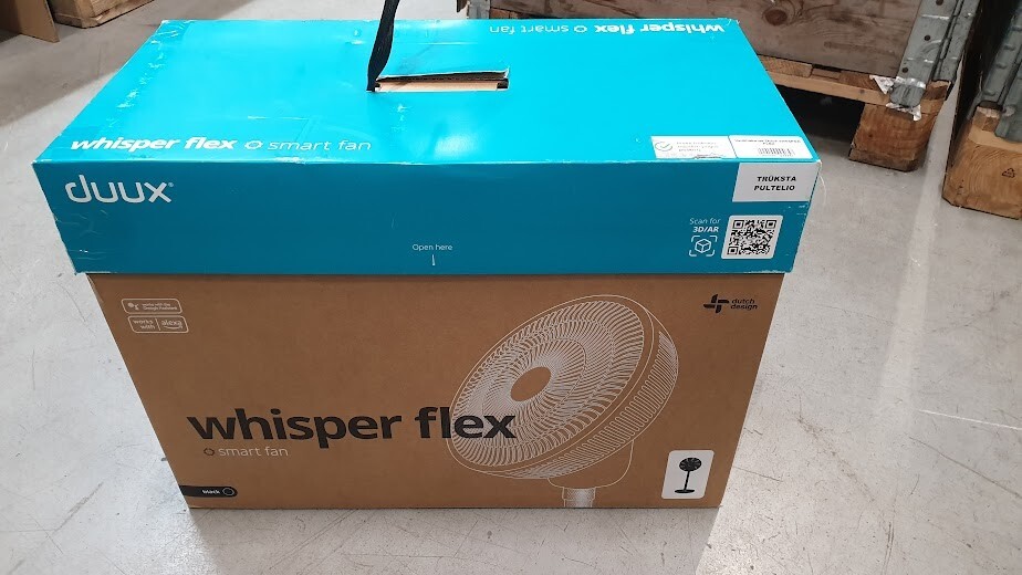 Duux Whisper Flex Smart Pedestal Fan Used Working Without Remote Control