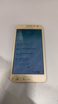 Samsung Galaxy A3 SM-A300FU Colour Gold Tested Working Broken Screen For Repair