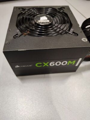 Corsair CX600M 75-002018 600W Power Supply 240V Without Power Cord Used Working