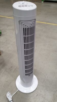 Ventilador de torre oscilante SilverCrest STV 50 G1 usado funcionando sin...