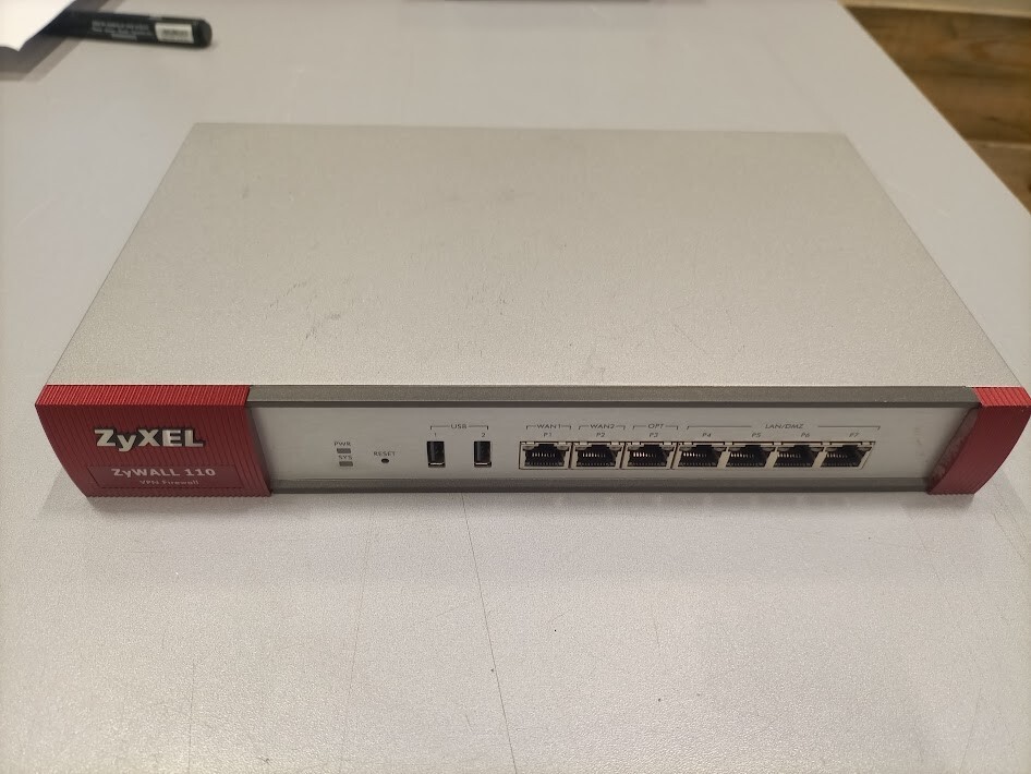ZYXEL ZYWALL 110 Business VPN Firewall Not Tested For Parts