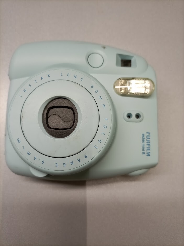Fujifilm Instax Mini 8 Instant Camera Blue Not Working For Parts Only Camera