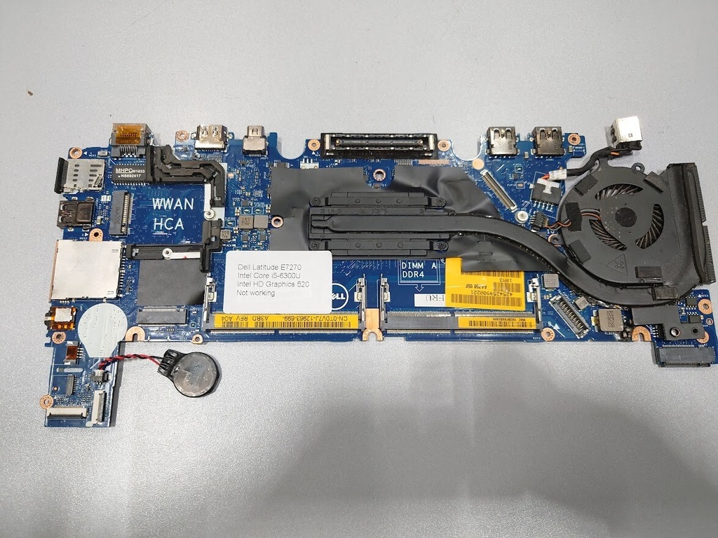 Dell Latitude E7270 Motherboard Intel Core i5-6300U Intel HD Not Working