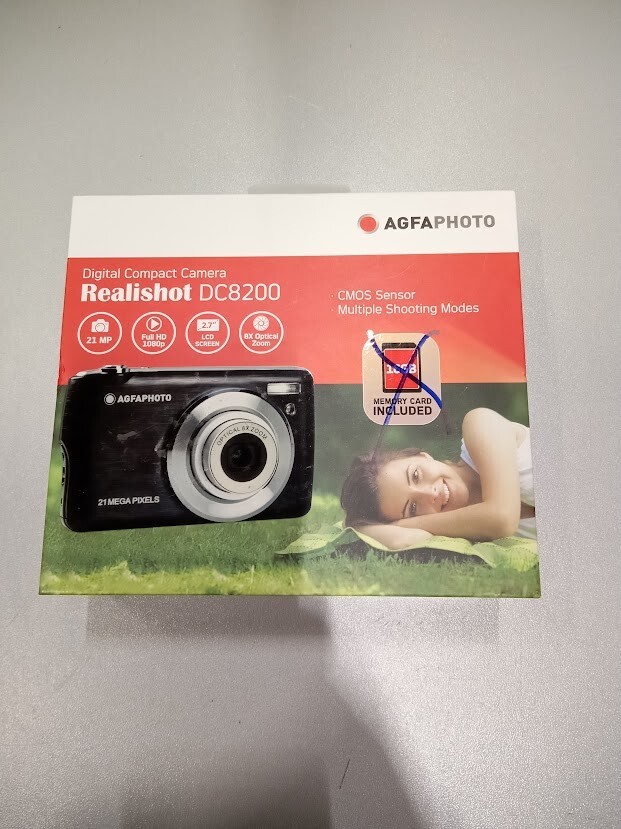 AgfaPhoto Realishot DC8200 18MP Full HD 8x Camera Not Working For Parts Without