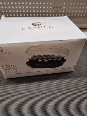 Carmen C5040 PRO Roller Set 24Velcro Rollers Different Size 20-23-27mm Used Work