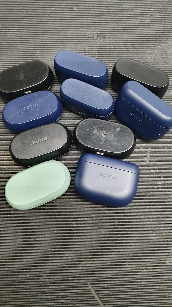 Lot of 10 Jabra  Various Models Music Sound Bluetooth Earbuds  For Parts