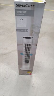 SilverCrest STVL 50 A1 oszillierender Turmventilator gebraucht funktioniert...