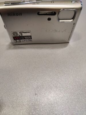 Nikon Coolpix S51 digitale 8,1-MP-Kompaktkamera silber funktioniert nicht...