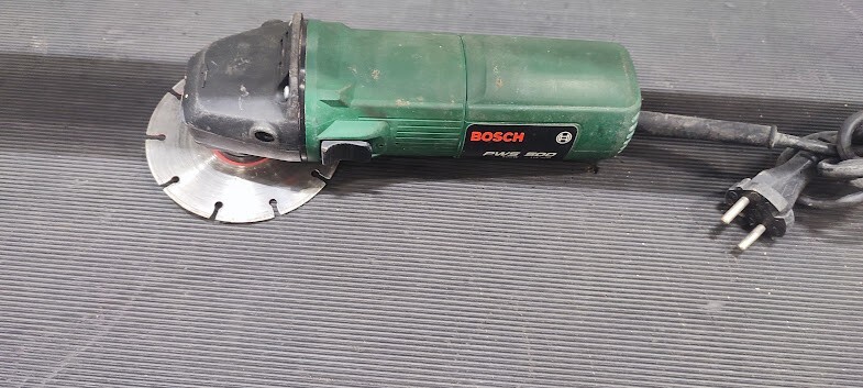 BOSCH PWS 500 Winkelschleifer 500W grün gebraucht funktionstüchtig