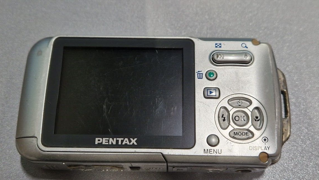 Pentax Optio W20 7,0-MP-Digitalkamera silber funktioniert nicht als Ersatztei...