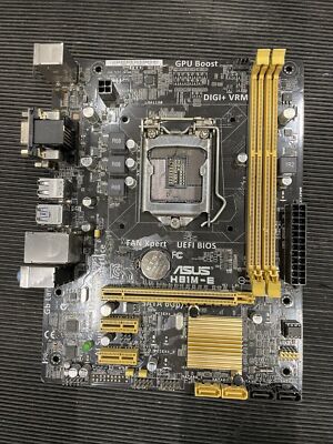 Asus H81M-E Desktop Mainboard LGA 1150 DDR3 MicroATX Intel Prozessor defekt