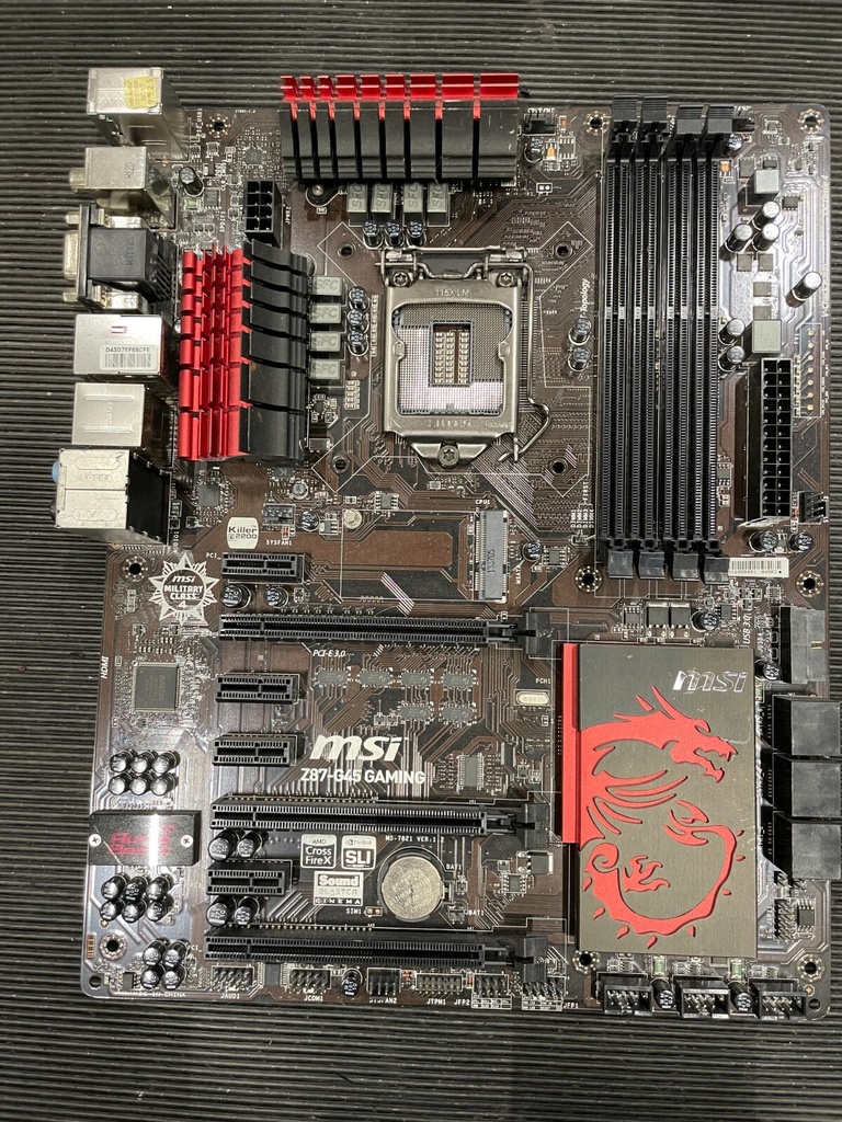 Msi Z87-G45 Gaming ATX Desktop Motherboard Intel CPU LGA 1150 DDR3 Memory Faulty