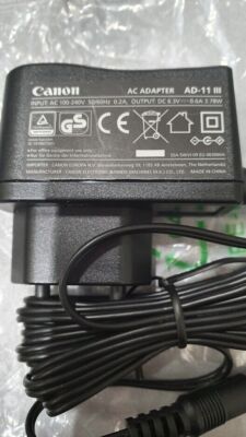 Canon AC Adapter AD-11 III 6.3V 0.6A 3.78W For Canon Printing Calculator EU Plug