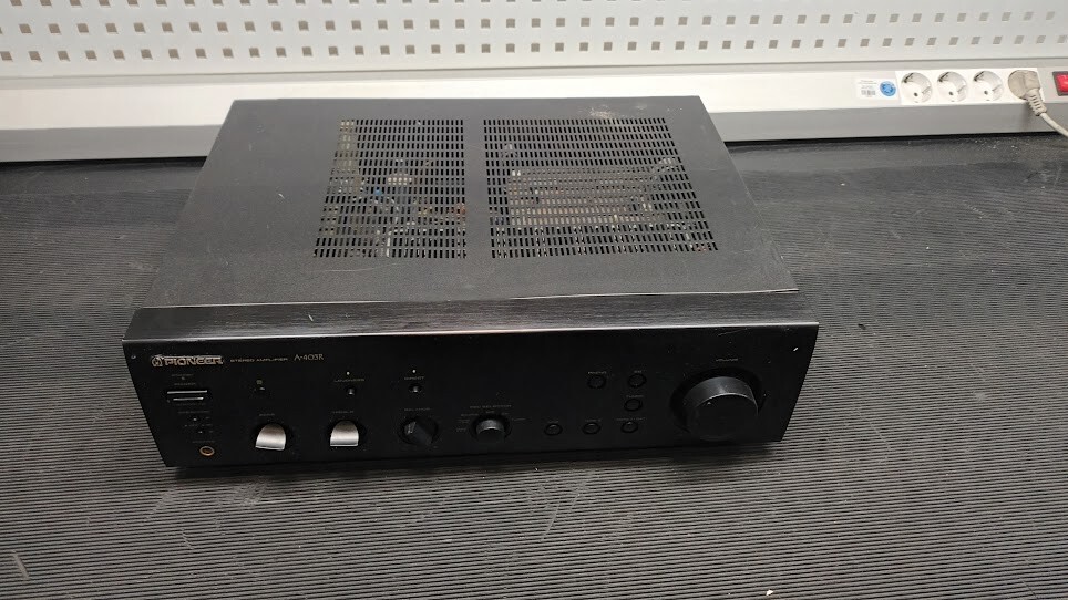Used Pioneer A-403R Stereo Integrated Amplifier – Working, No Accessories