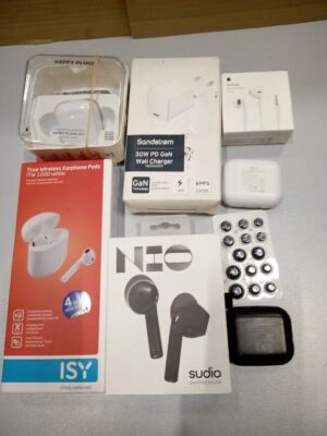 Lot Of 6 Various Models Sudio Happy Plug ISY Apple Headphones Not Working