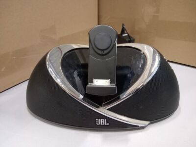 JBL On Beat Air Portable Speaker Dock Black Used Working