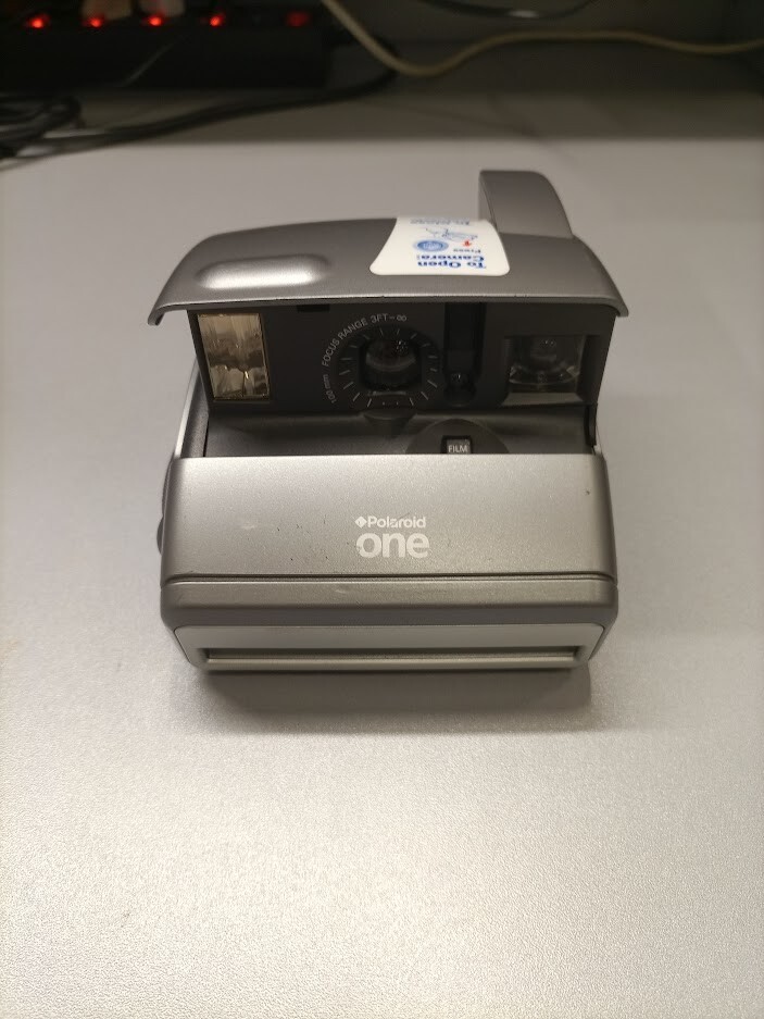 Polaroid One  Camera  Silver Used Not Working For Parts