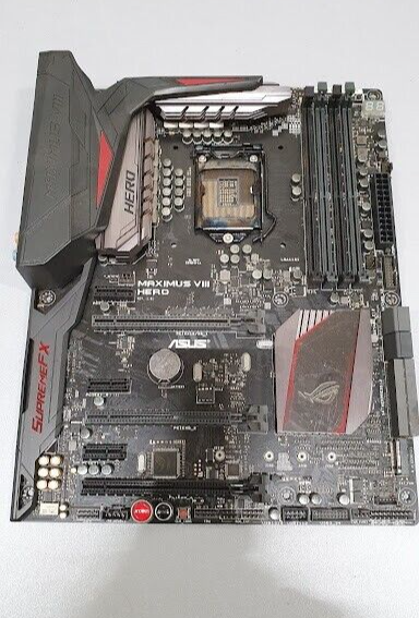Asus MAXIMUS VIII HERO PC Motherboard DDR4 LGA 1151 ATX Intel Processor Used