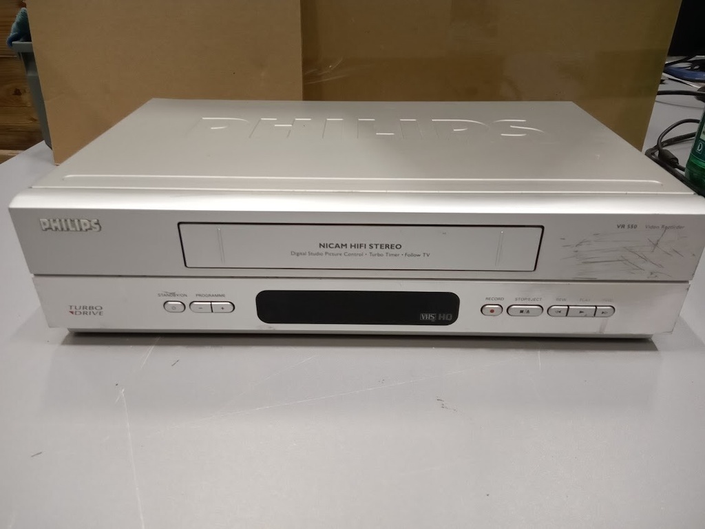 Philips VR550 /02 Grabadora de vídeo Configuración de canal inteligente No pr...