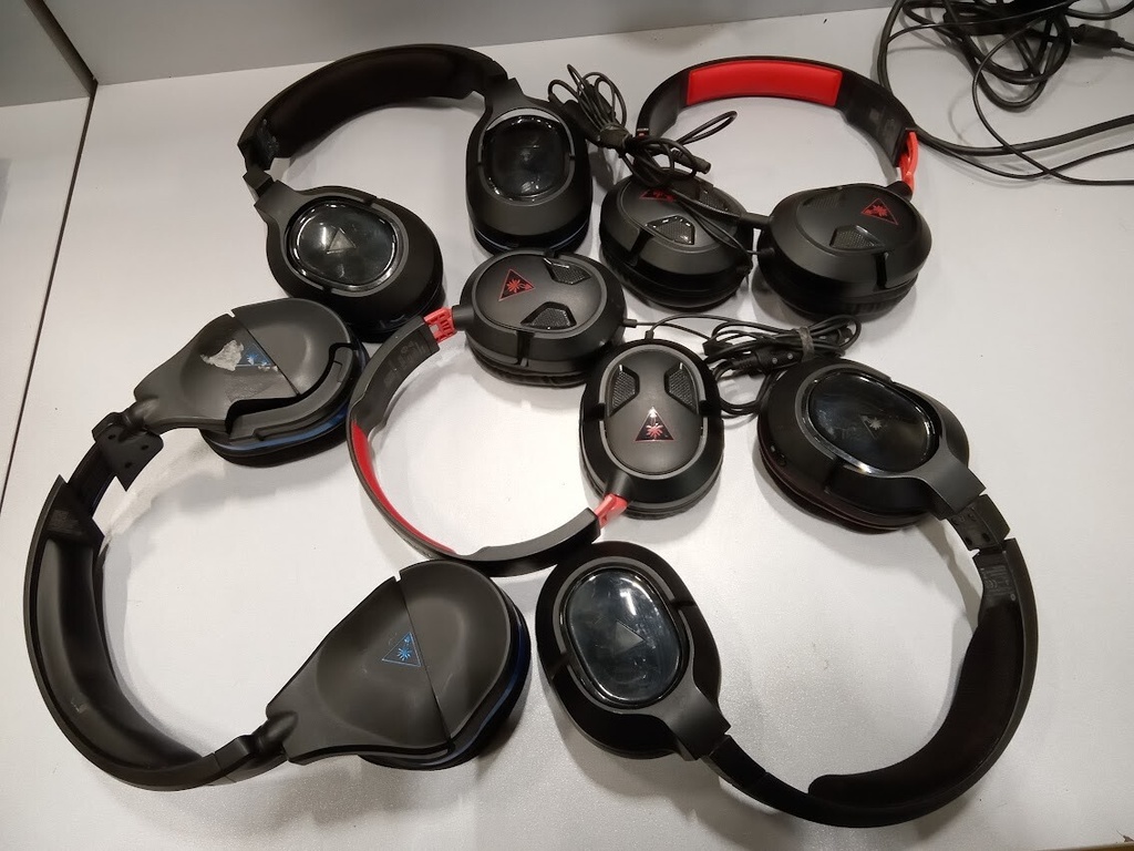 Lot of 5 Turtle Beach/Trust Gaming Headset Various Models Not Working For Parts