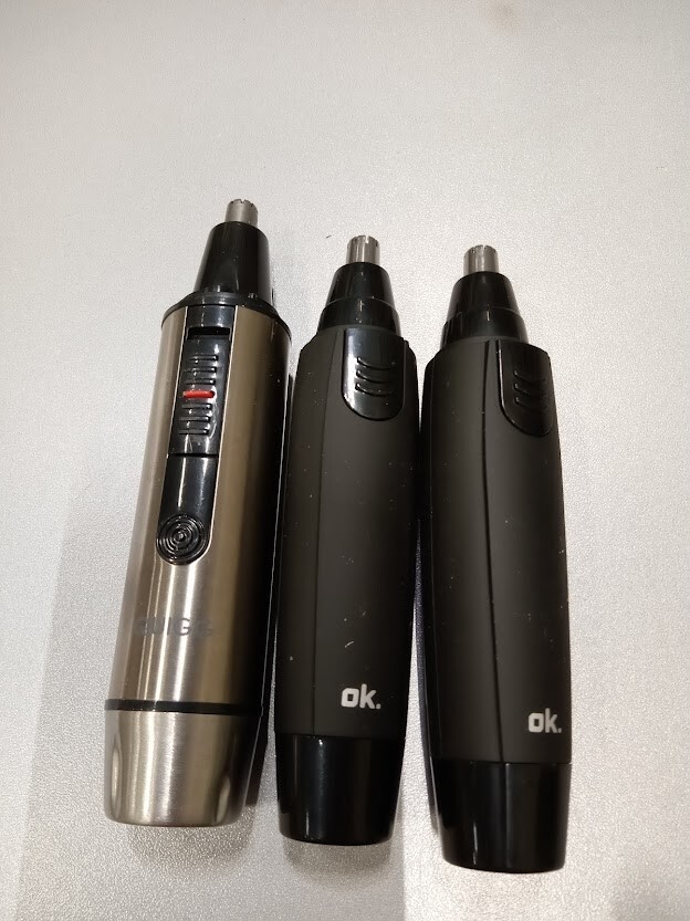 LOT 3  Of OK./Quigg (Different) Nose Trimmer Used For parts Not Working