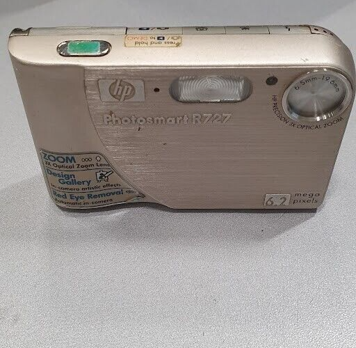 HP Photosmart R727 6.2MP Digital Camera 3X Optical Zoom Not Working For Parts