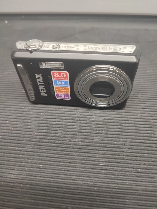 Pentax Optio V20 8.0MP Digital Camera Black  Not Working For Parts