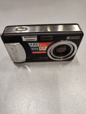 Cámara Ricoh Caplio R2 5 MP 4.8x zoom óptico negro no funciona para piezas