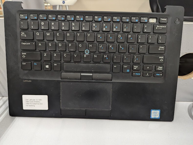 Dell Latitude 14-7480 - Intel i5-6300U, For Parts, No SSD/Battery/Screen/RAM