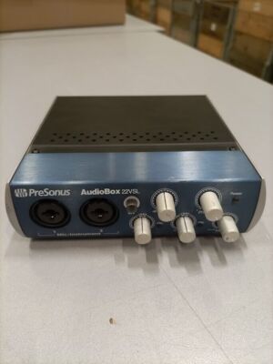 Interfaz de audio USB PreSonus AudioBox22VSL no probada para piezas