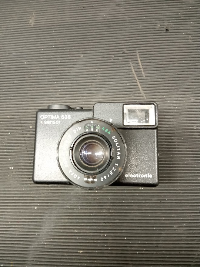 Agfa Optima 535 Sensor Electronic Paratronic DIN Asa Solitar 1:2.8/40 Not Workin