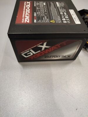 Zalman ZM700-GLX 700W Power Supply Without Power Cord Used Woking