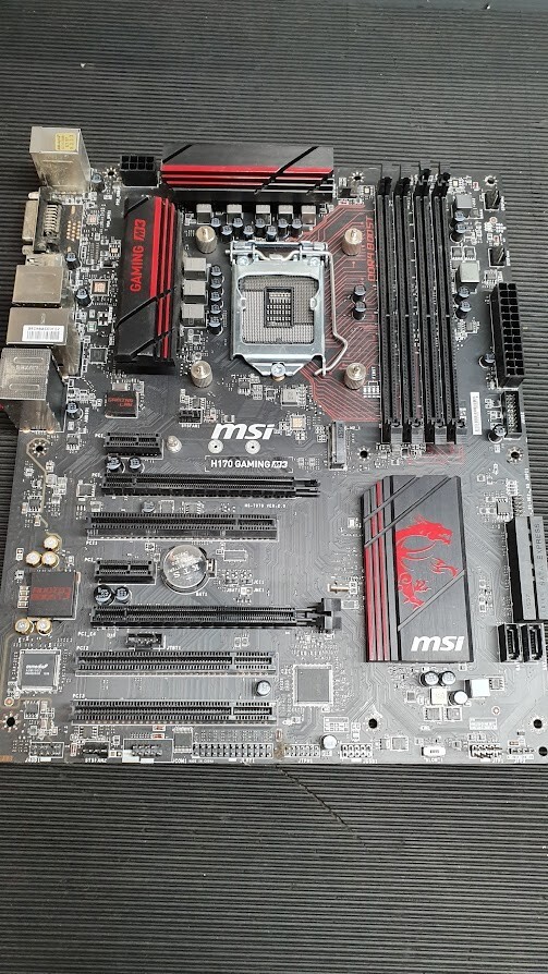 MSI H170 GAMING M3 Motherboard LGA1151 DDR4 ATX Used Working