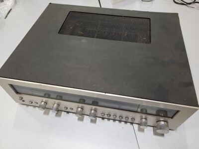 Technics SA-5560 AM-FM receptor estéreo gris usado funcionando