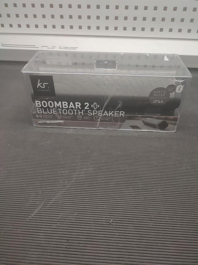 KS Boombar2 Bluetooth Speaker 20W Black For Parts or Repair