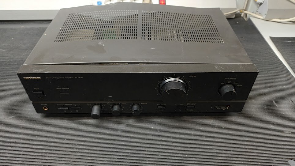 Technics SU-610 Stereo Integrated Amplifier – Not Working, For Parts or Repair