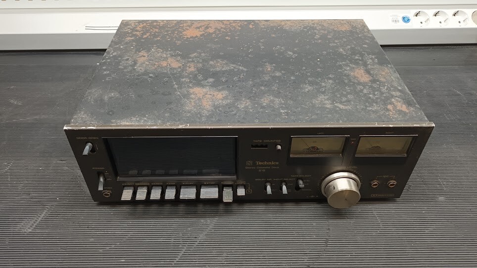 Used Technics RS-615US Stereo Cassette Deck – Working, No Accessories