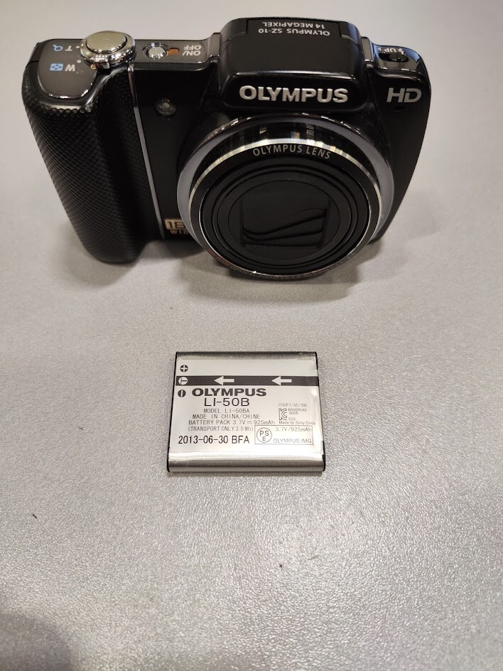 Olympus SZ-10 14.0MP Cámara Digital 18x Amplio Zoom Óptico Negro Usado Funcio...