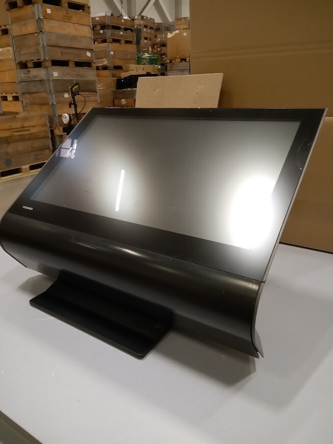 Toshiba 6140-E20 POS Terminal Black Touch Screen Not Tested For Parts