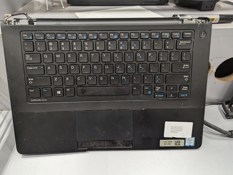 Dell Latitude 5470 - Intel i5-6300U,No SSD/RAM/Battery/Screen, Working