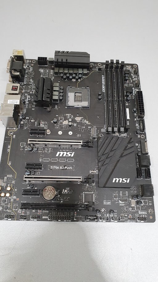 MSI Z170A SLI PLUS Socket LGA 1151 DDR4 Motherboard Used Working