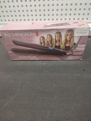 Remington S6505 Pro  Hair Straightener Sleek And Curl  Purple Used Working