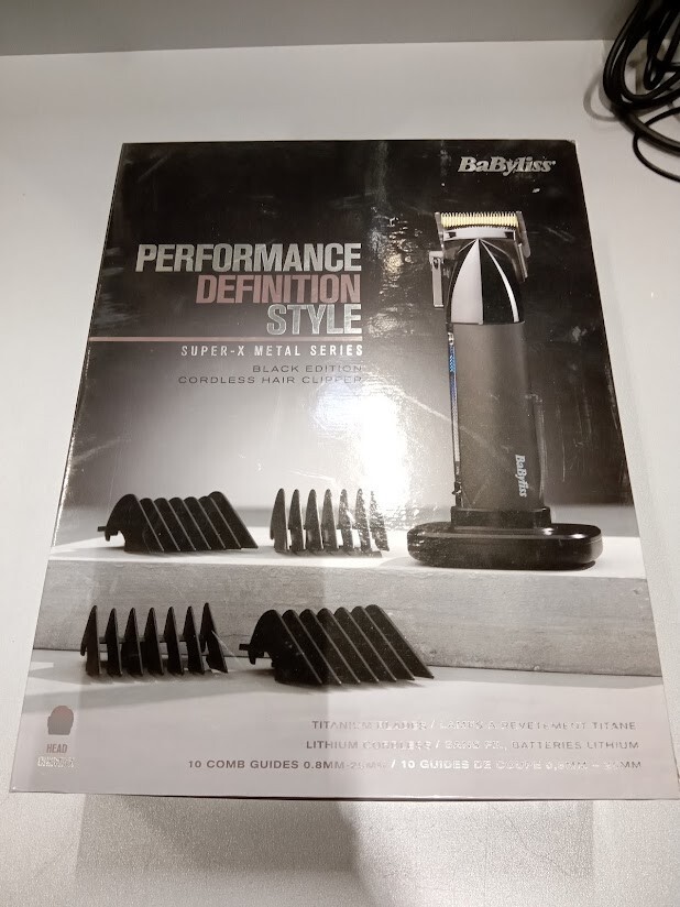 Babyliss E991E Hair Clipper Super-X Metal Special Edition Used Working