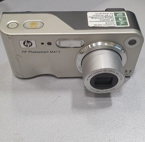 HP PhotoSmart M415 5.2MP Digital Camera 3x Optical Zoom Not Working For Parts