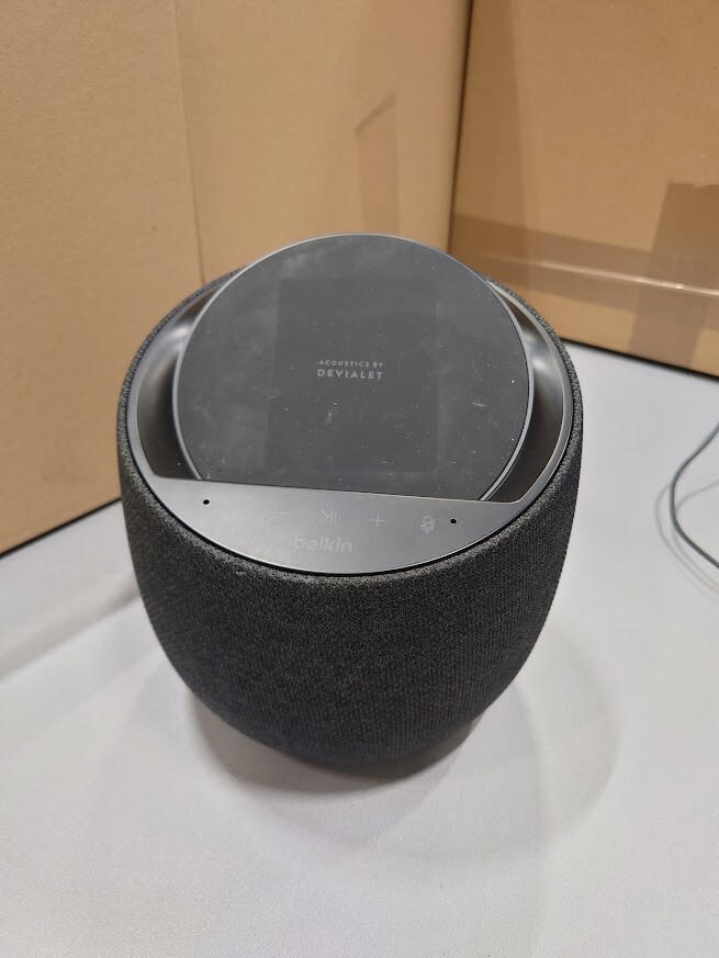 Belkin G1S0001 Soundform Elite Hi-Fi Smart Speaker Black Not Working For Parts