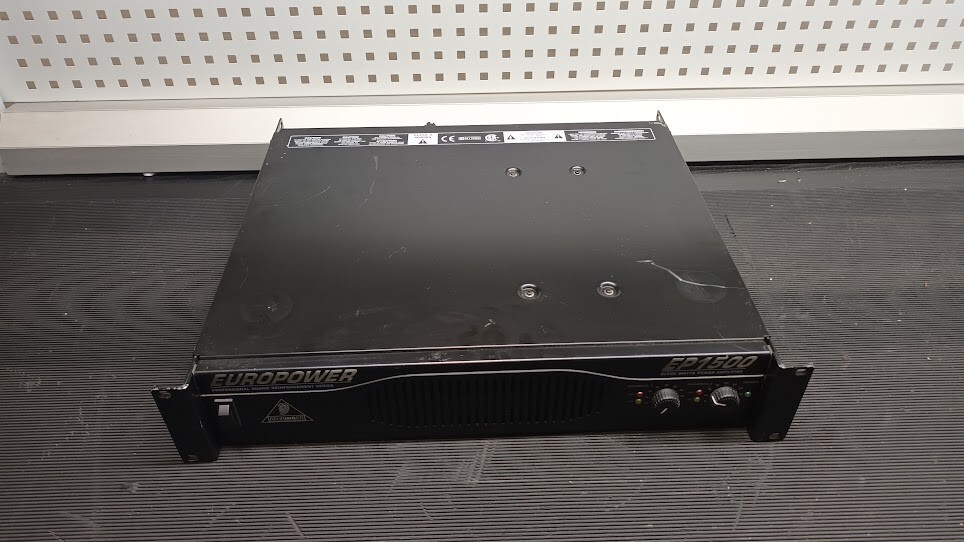Used Behringer Europower EP1500 Power Amplifier – Working, No Accessories